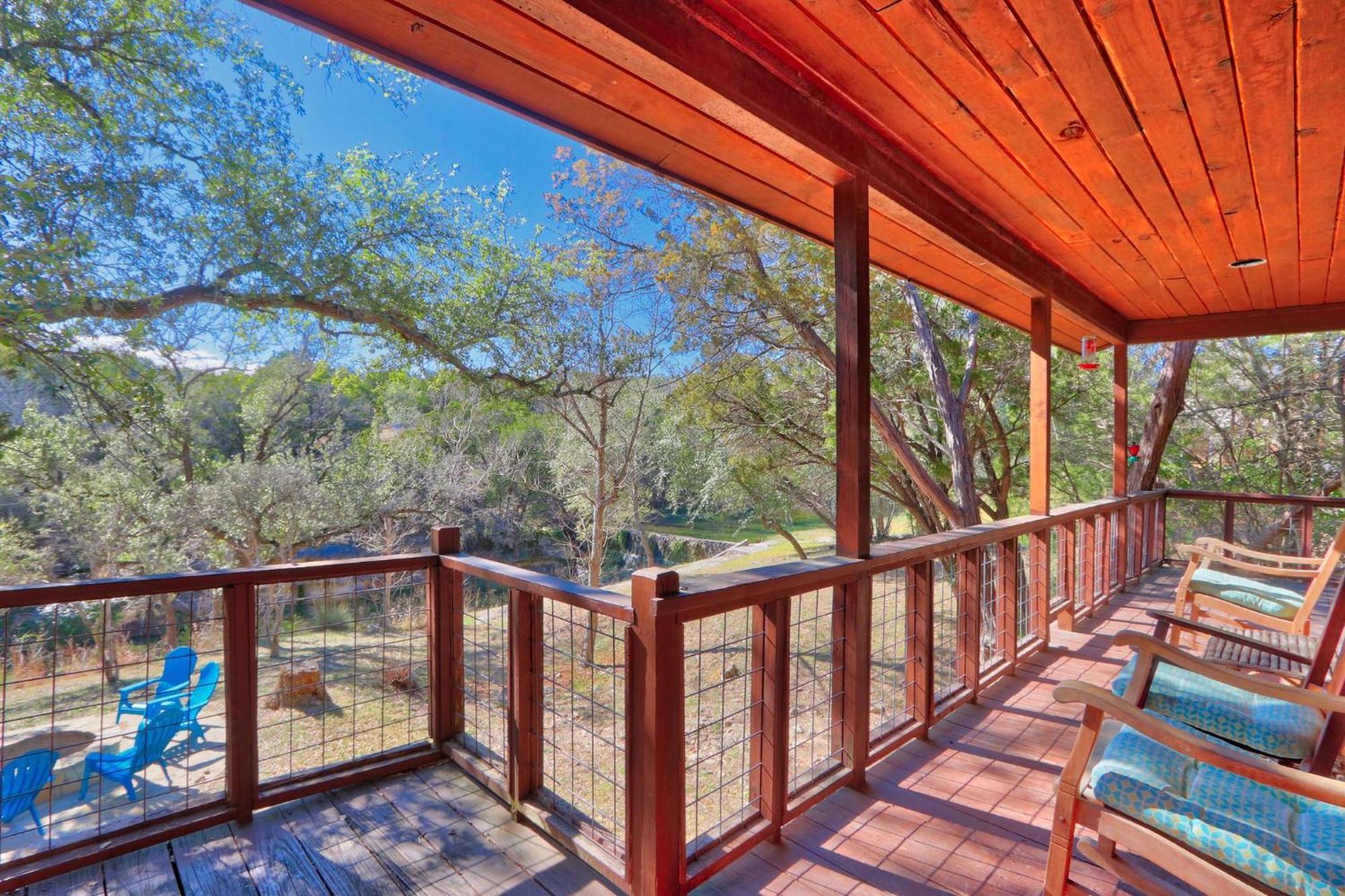 Falls Log Home Wimberley Extérieur photo
