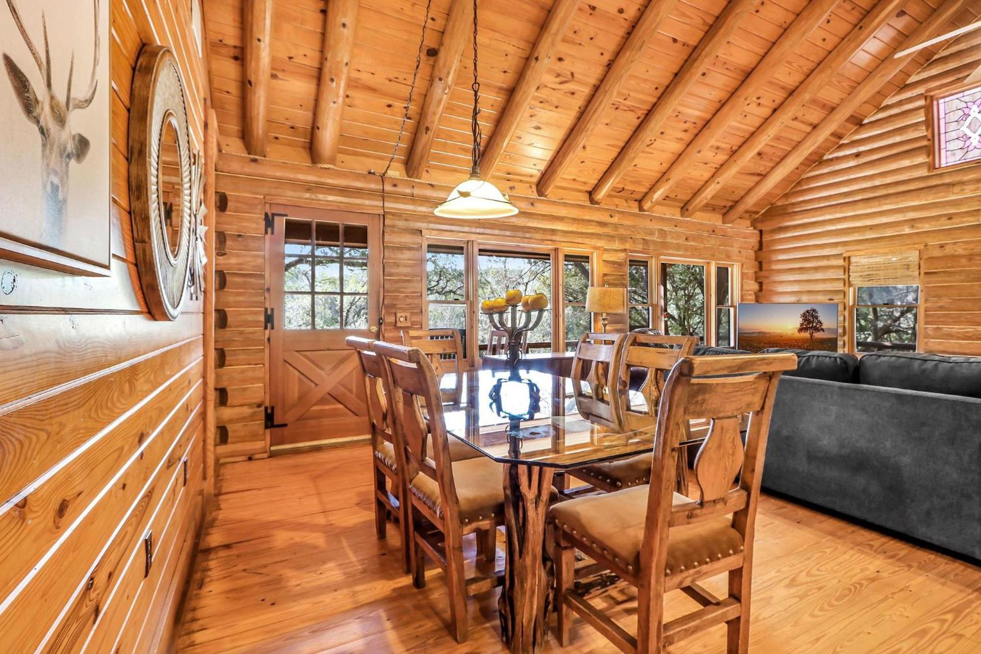 Falls Log Home Wimberley Extérieur photo