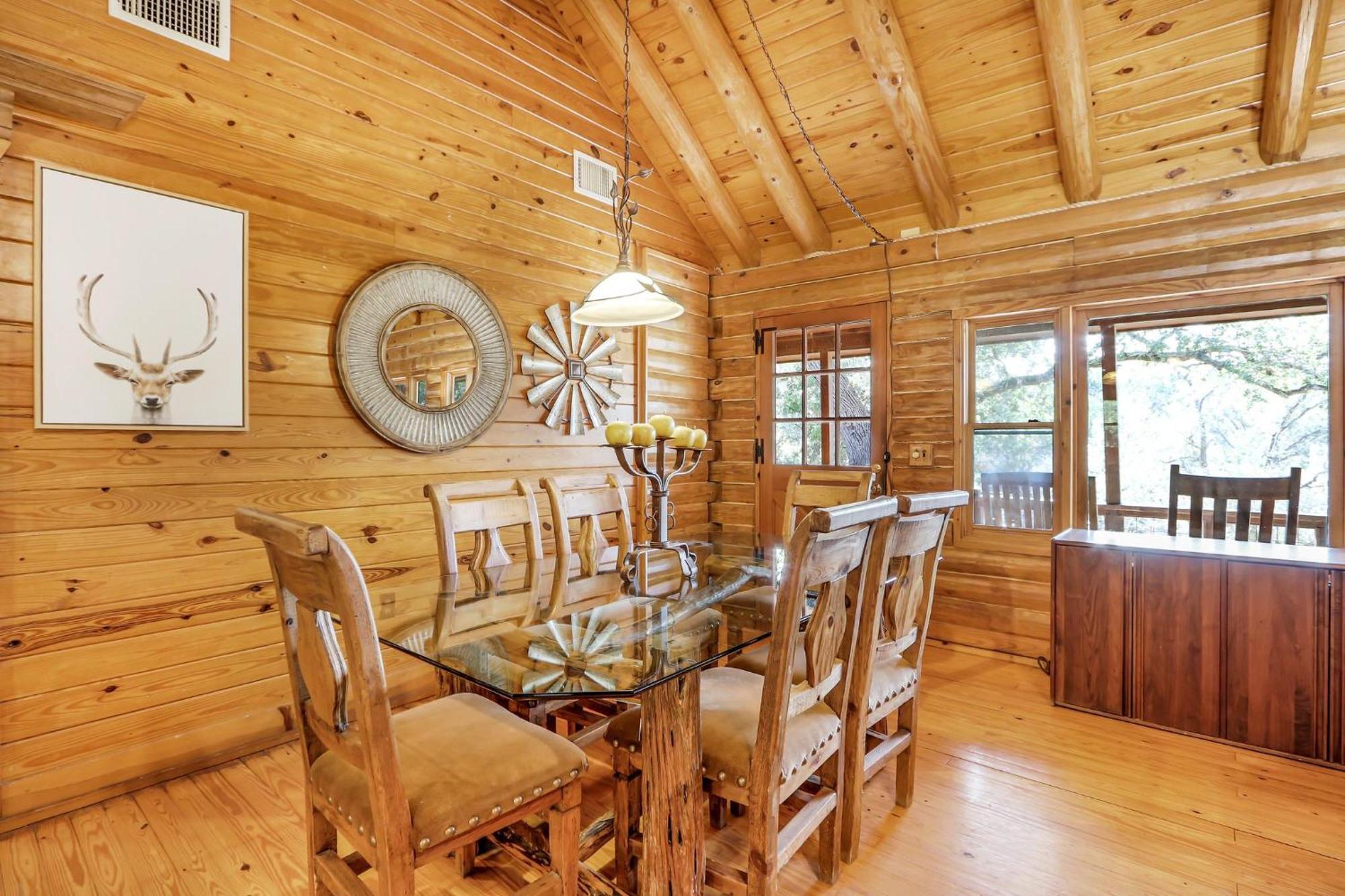 Falls Log Home Wimberley Extérieur photo